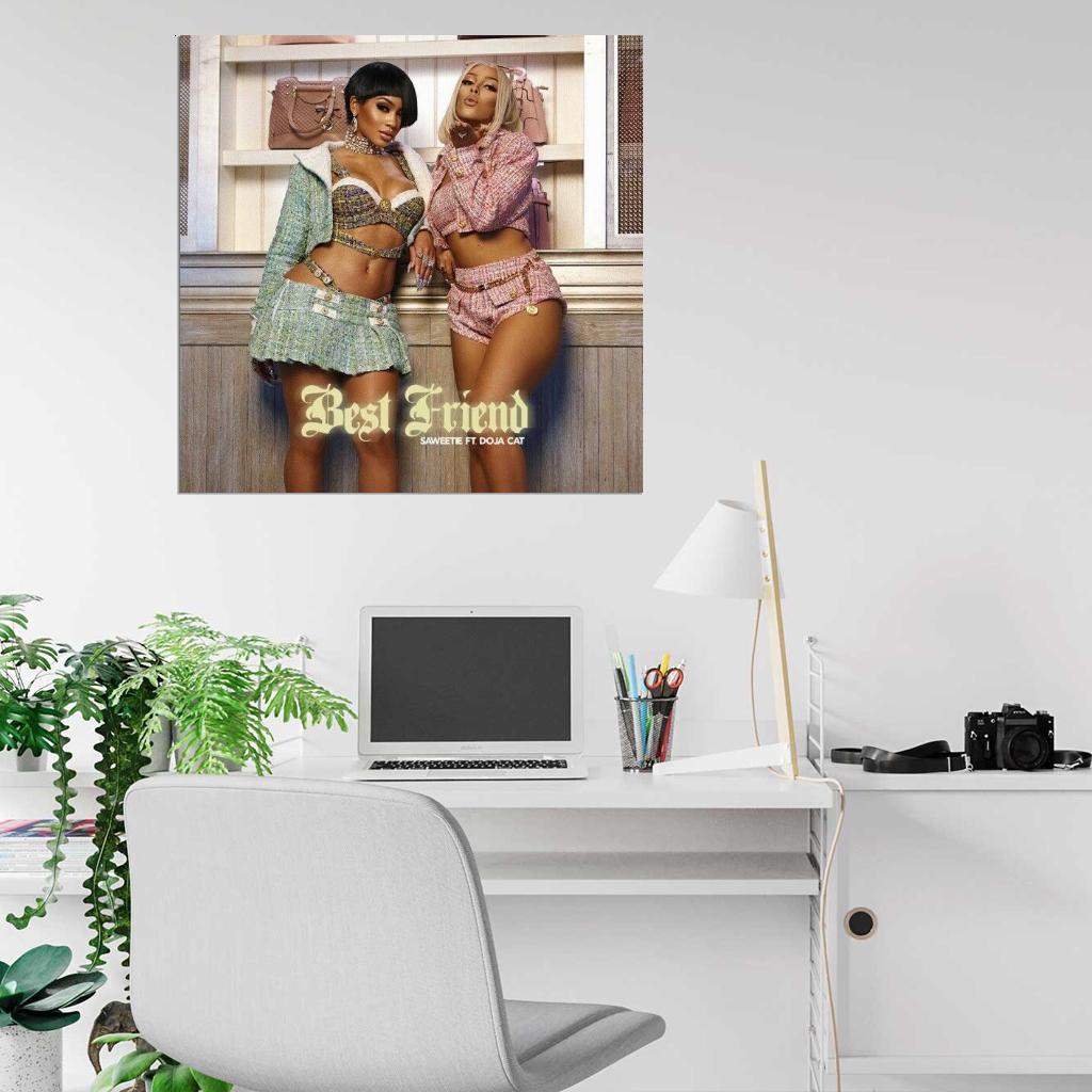 Saweetie “Best Friend (feat. Doja Cat)” Cover Poster