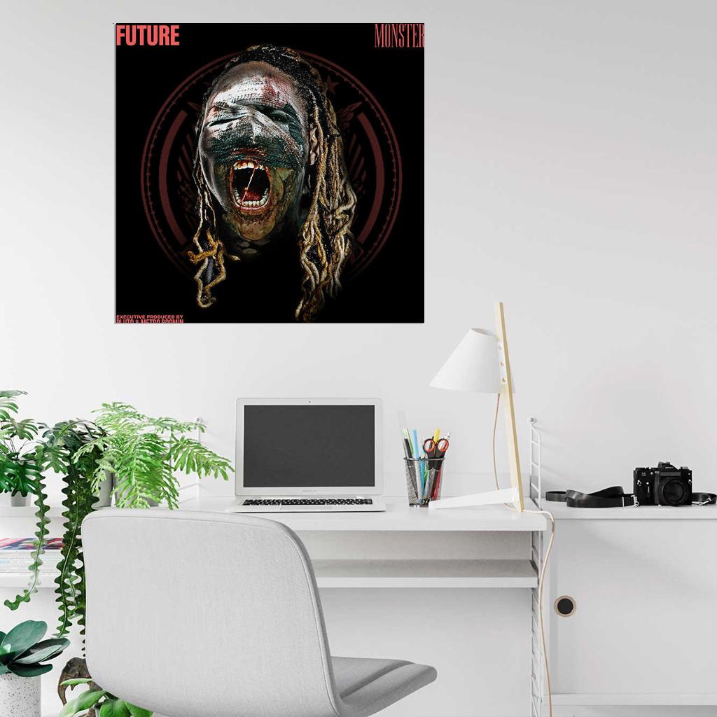 Future "Monster" Music Album HD Cover Art Print Poster - xonomax
