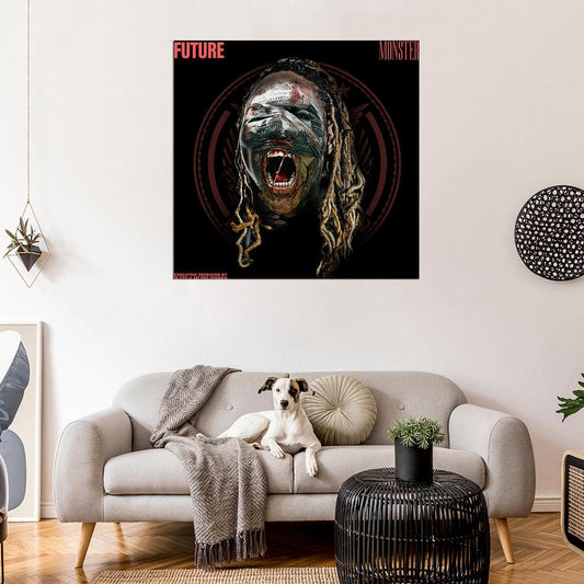 Future "Monster" Music Album HD Cover Art Print Poster - xonomax