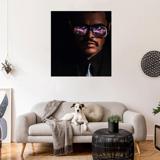 The Weeknd "After Hours (Remixes)" Album HD Cover Music Poster - xonomax