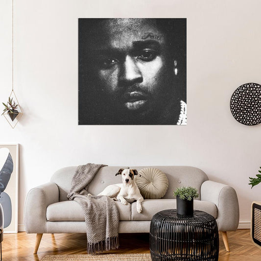 Pop Smoke "FAITH" Music Album HD Cover Art Print Poster - xonomax
