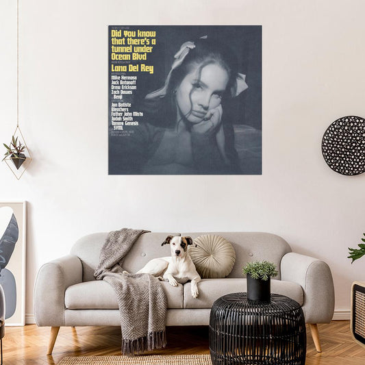 Lana Del Rey "Did you know that there" Cover Print Poster - xonomax