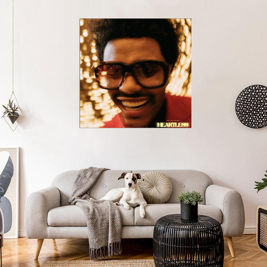 The Weeknd "Heartless" Music Album HD Cover Art Poster - xonomax