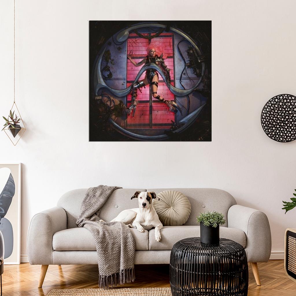 Lady Gaga "Chromatica" Music HD Cover Art Print Poster - xonomax