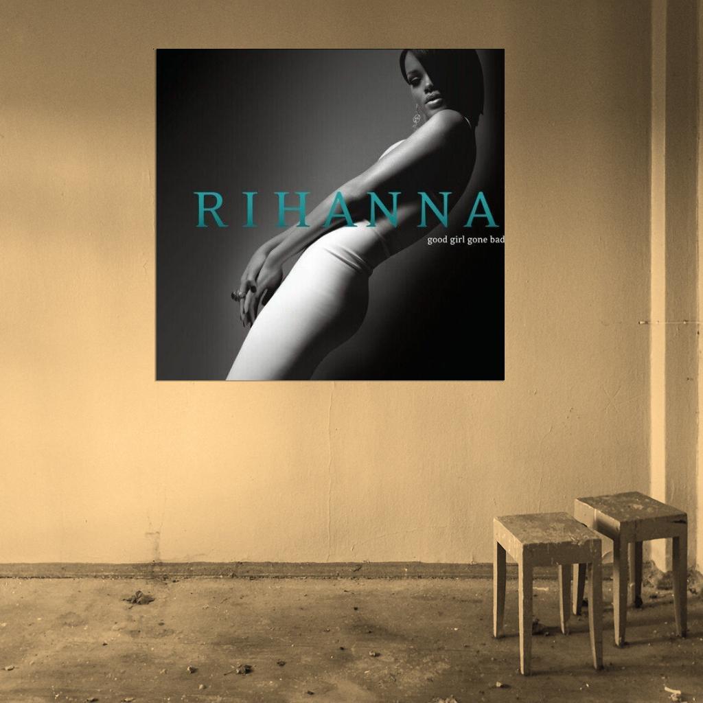 Rihanna "Good Girl Gone Bad" Album HD Cover Art Print Poster