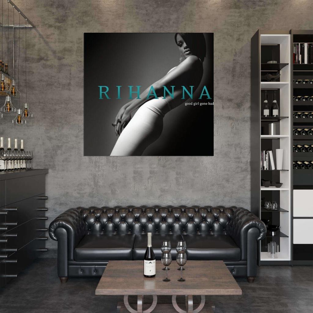 Rihanna "Good Girl Gone Bad" Album HD Cover Art Print Poster