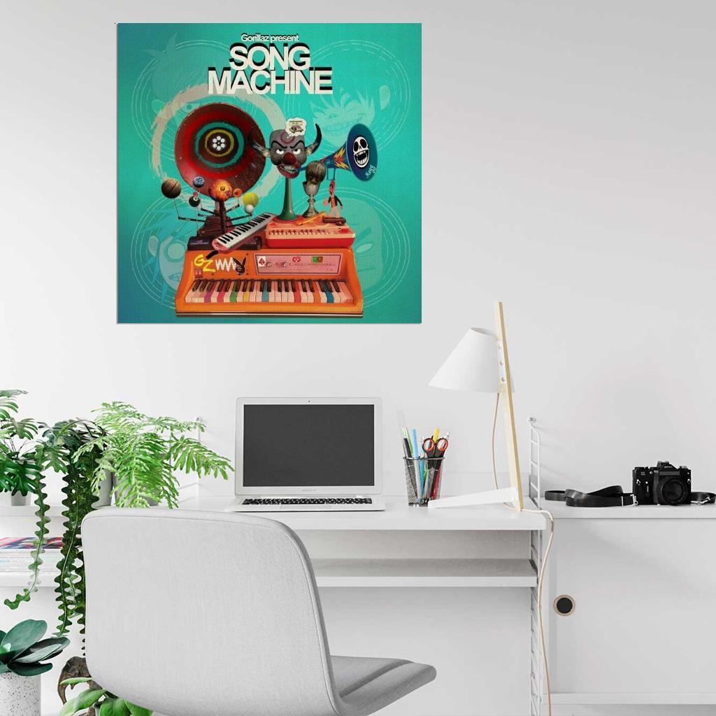 Gorillaz "Song Machine Season One: Strange Timez Wall Print Poster - xonomax