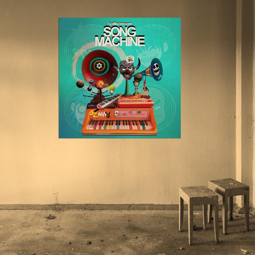 Gorillaz "Song Machine Season One: Strange Timez Wall Print Poster - xonomax