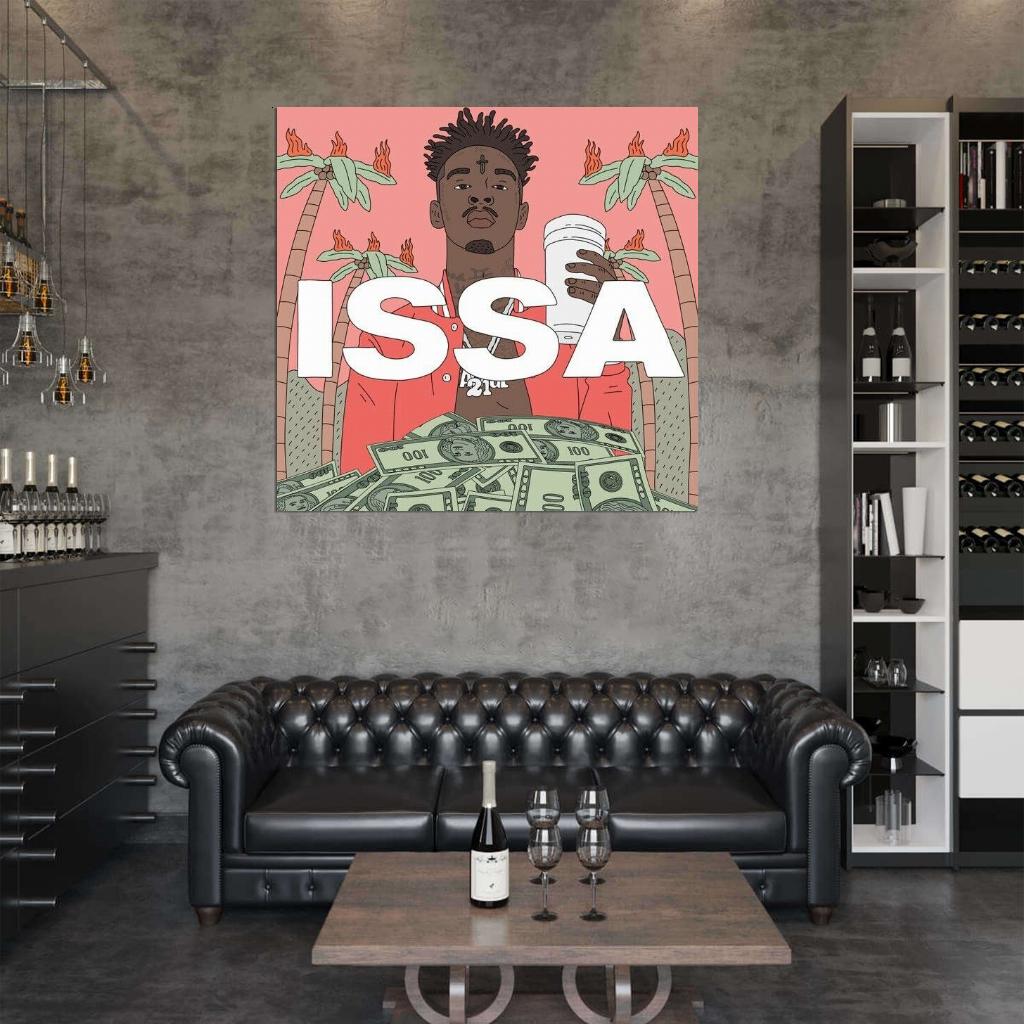 21 Savage 'Issa' Album HD Cover Art Music Poster