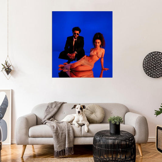 The Weeknd & Doja Cat Live Photo HD Cover Art Poster - xonomax