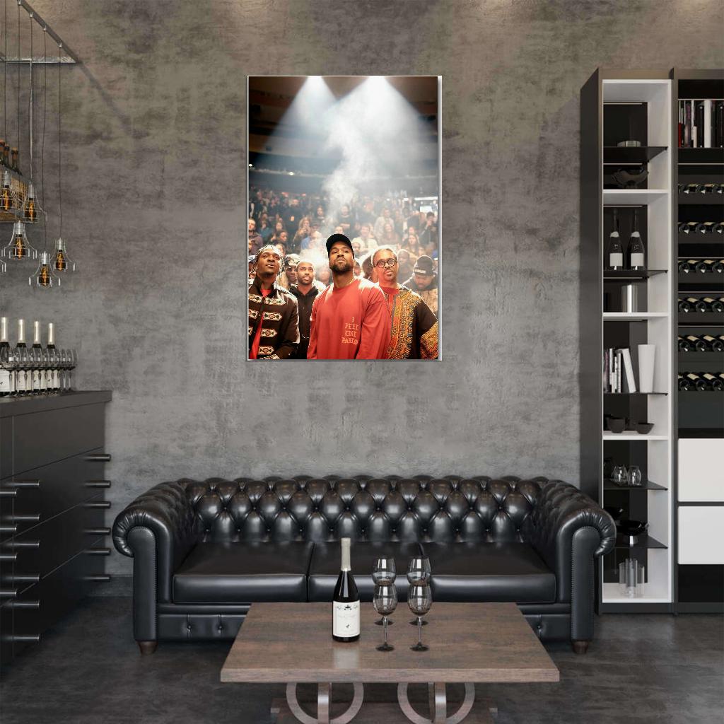 Kanye West USA Super Rap Singer Star Cover Music Poster