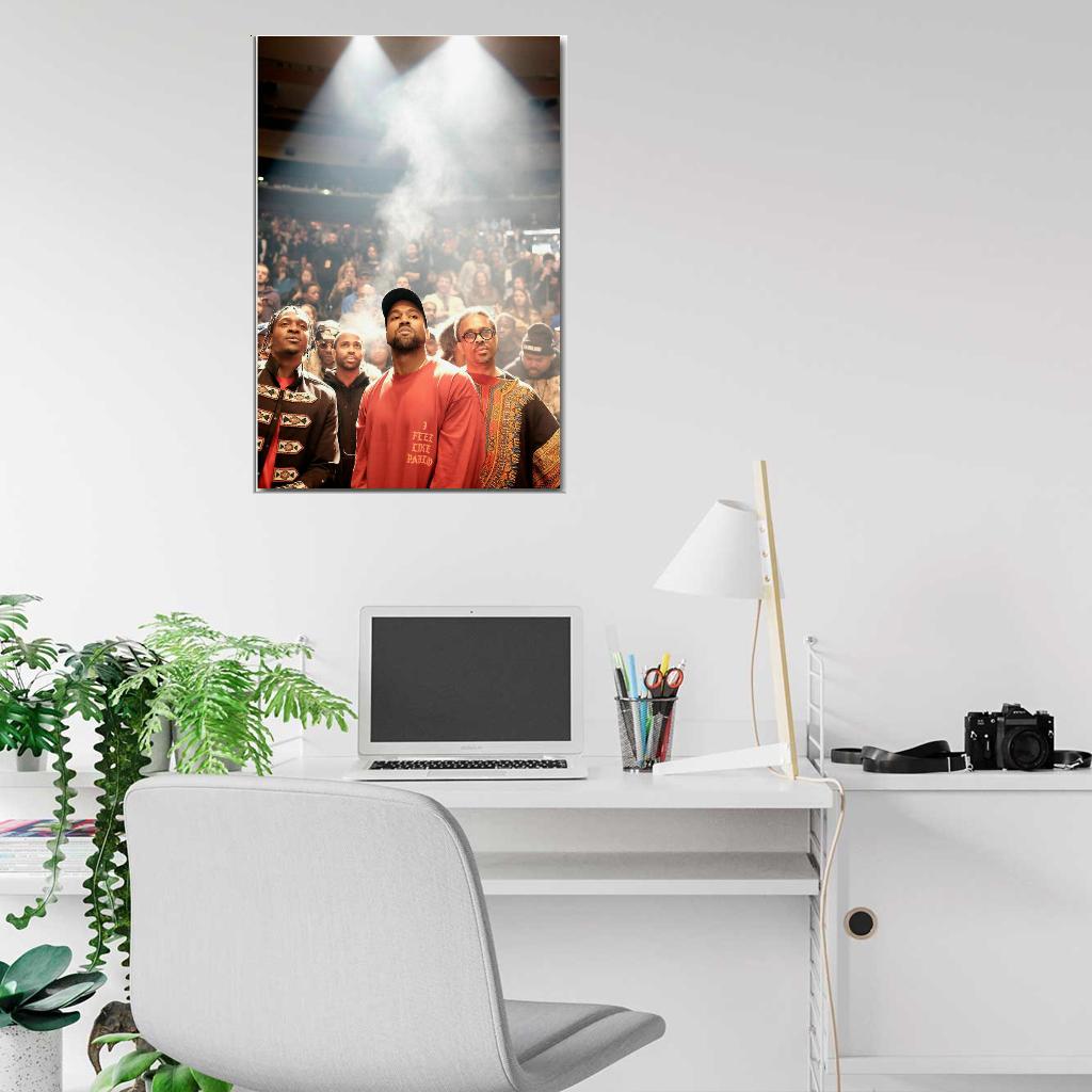Kanye West USA Super Rap Singer Star Cover Music Poster