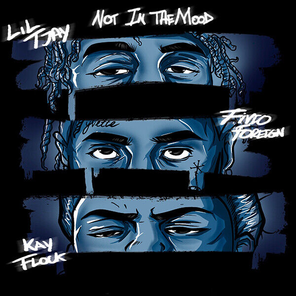 Lil Tjay "Not in the Mood" Album HD Cover Art Print Poster