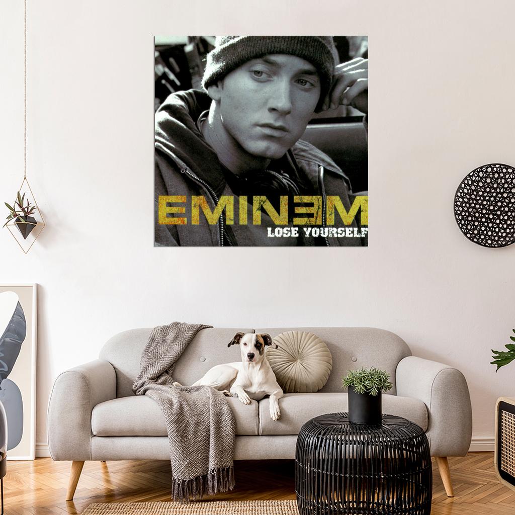 Eminem "Lose Yourself" Music Song HD Cover Art Print Poster