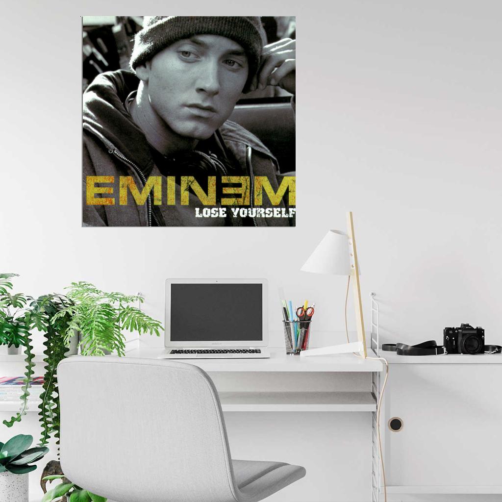 Eminem "Lose Yourself" Music Song HD Cover Art Print Poster
