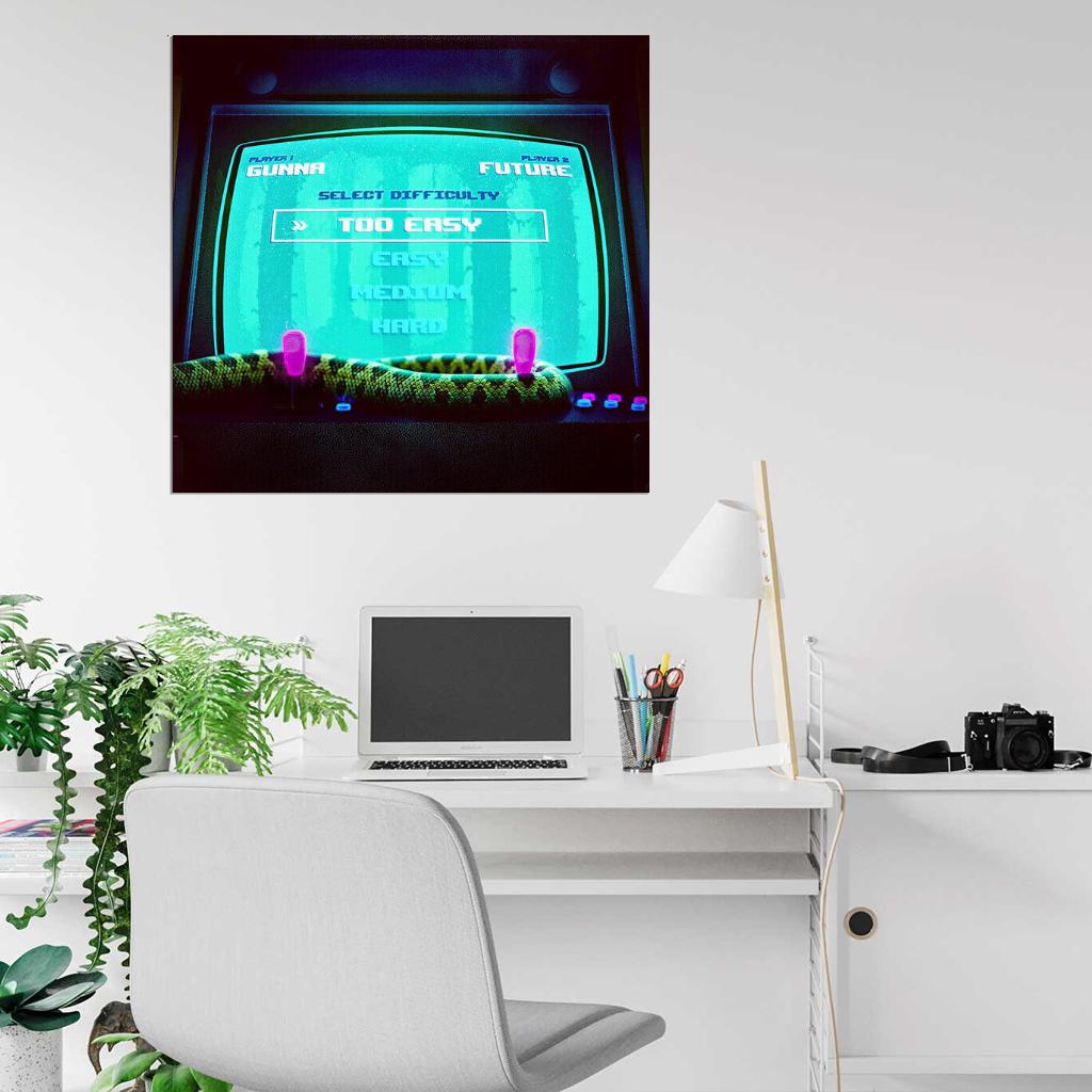 Gunna & Future "Too Easy" Album HD Cover Art Print Poster