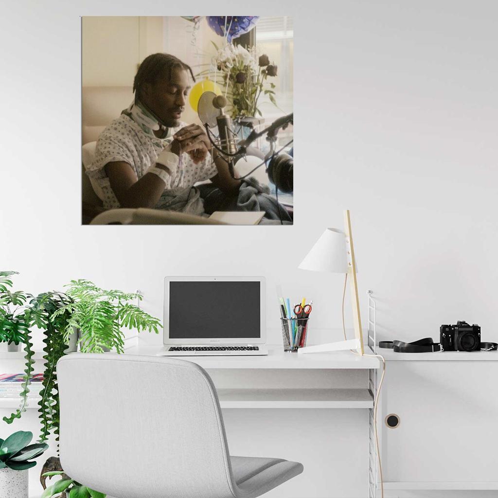Lil Tjay "Beat the Odds" Music Album HD Cover Art Print Poster