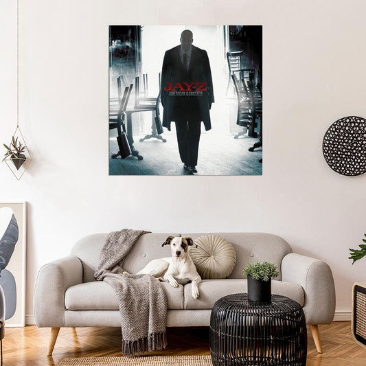 JAY-Z "American Gangster" Album HD Cover Art Print Poster - xonomax