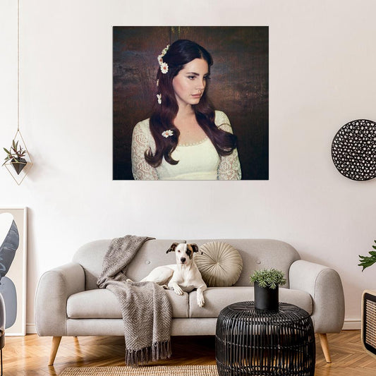 Lana Del Rey Beauty Singer Star HD Cover Art Print Poster - xonomax