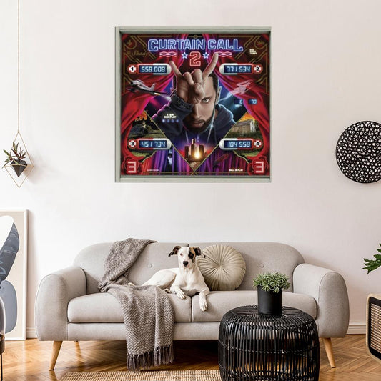 Eminem "Curtain Call Music Album HD Cover Art Print Poster - xonomax