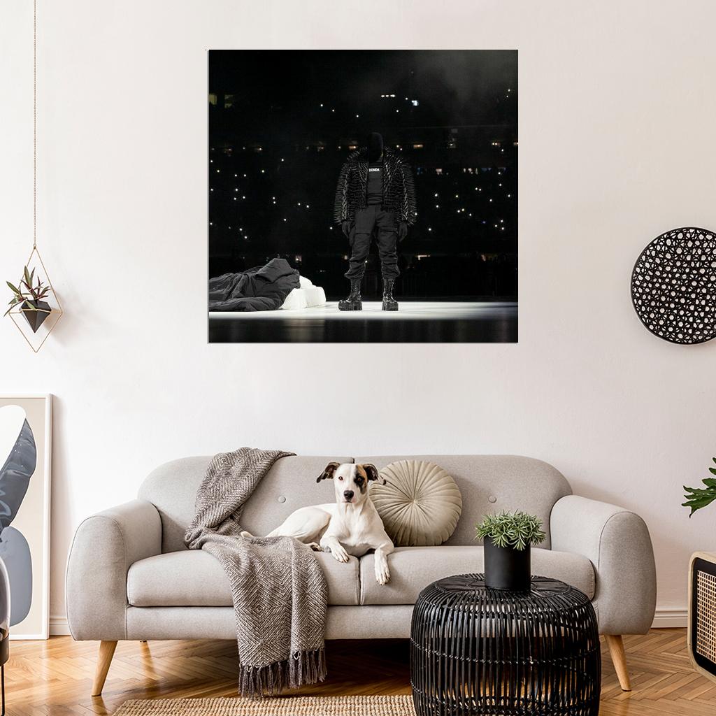 Kanye West "Life of the Party" Album HD Cover Music Poster - xonomax