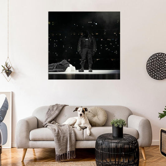 Kanye West "Life of the Party" Album HD Cover Music Poster - xonomax