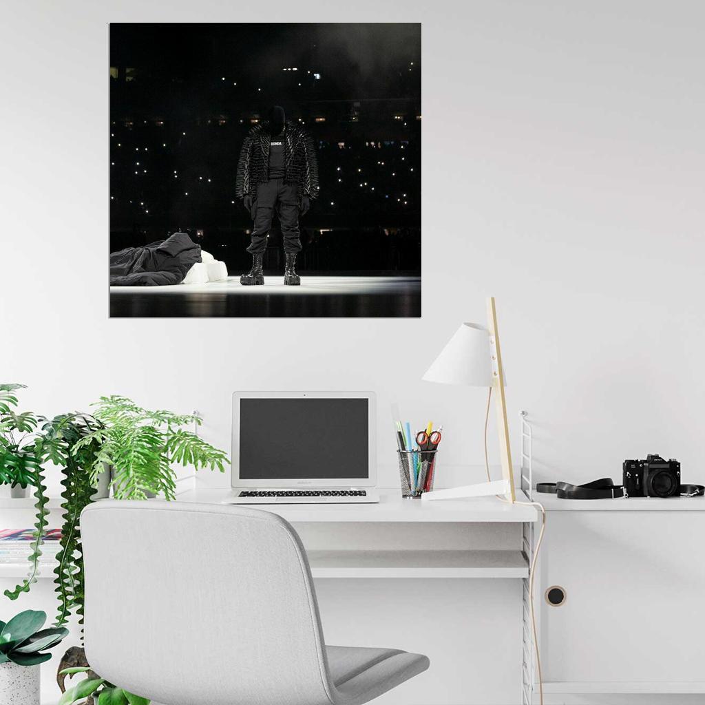 Kanye West "Life of the Party" Album HD Cover Music Poster - xonomax