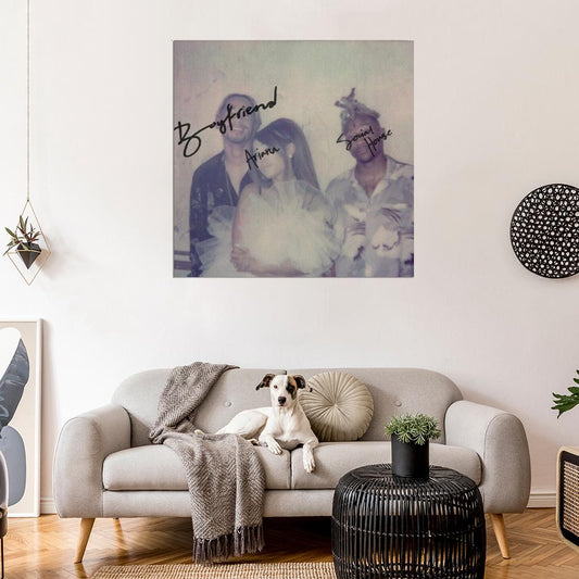 Boyfriend Ariana Grande Single HD Cover Art Music Poster - xonomax