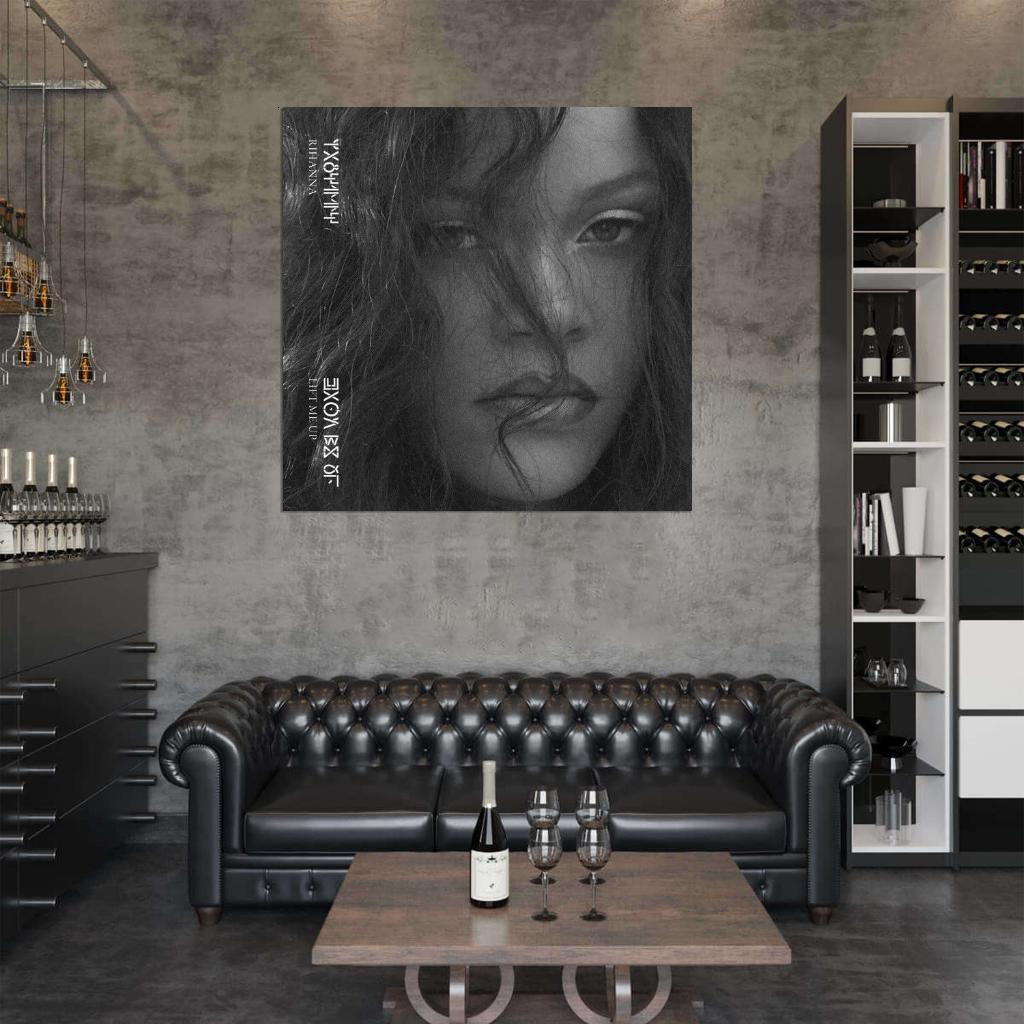 Rihanna "Lift Me Up" Music Album HD Cover Art Print Poster