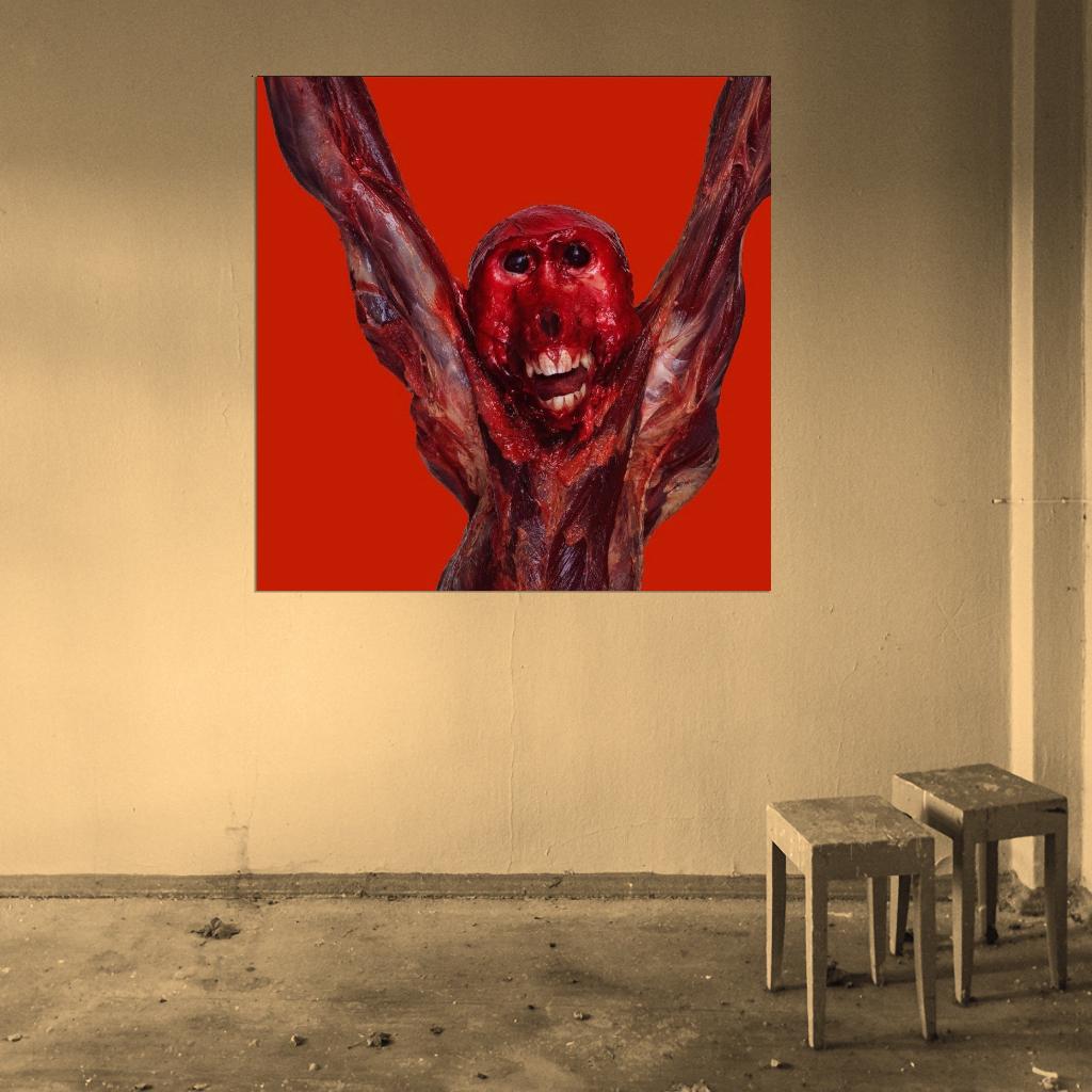 Kanye West "Eazy" Album HD Cover Art Music Poster