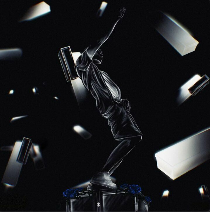 Kanye West "City of Gods" Album HD Cover Art Music Poster