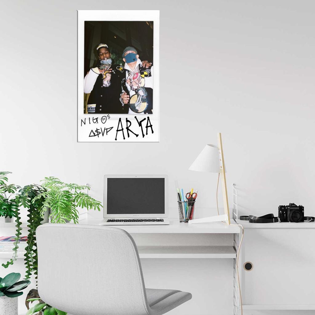 Nigo & A$AP Rocky "Arya" Music Album HD Cover Art Poster - xonomax
