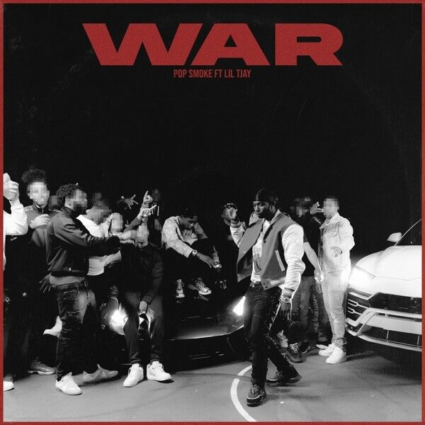 Pop Smoke "War feat. Lil Tjay" Album HD Cover Art Print Poster - xonomax