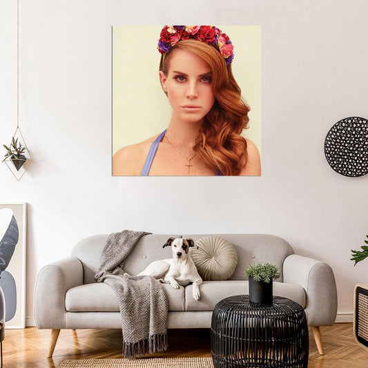 Lana Del Rey "Video Games" Album HD Cover Art Music Print Poster - xonomax