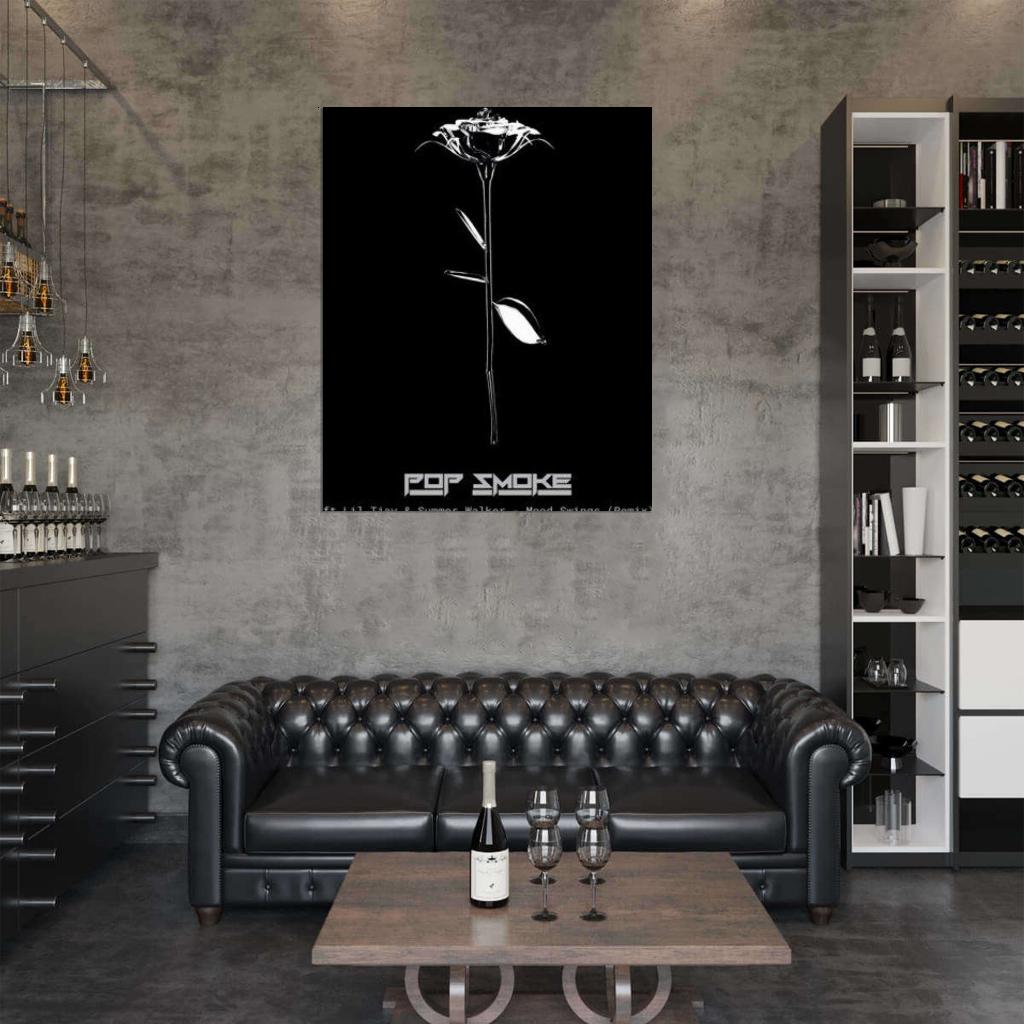 Pop Smoke "Mood Swings" Music Album HD Cover Art Print Poster