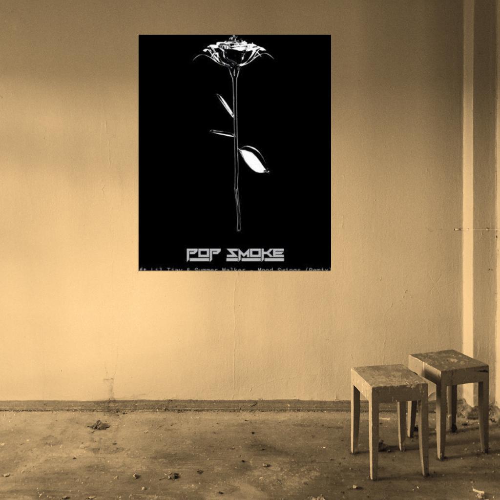 Pop Smoke "Mood Swings" Music Album HD Cover Art Print Poster