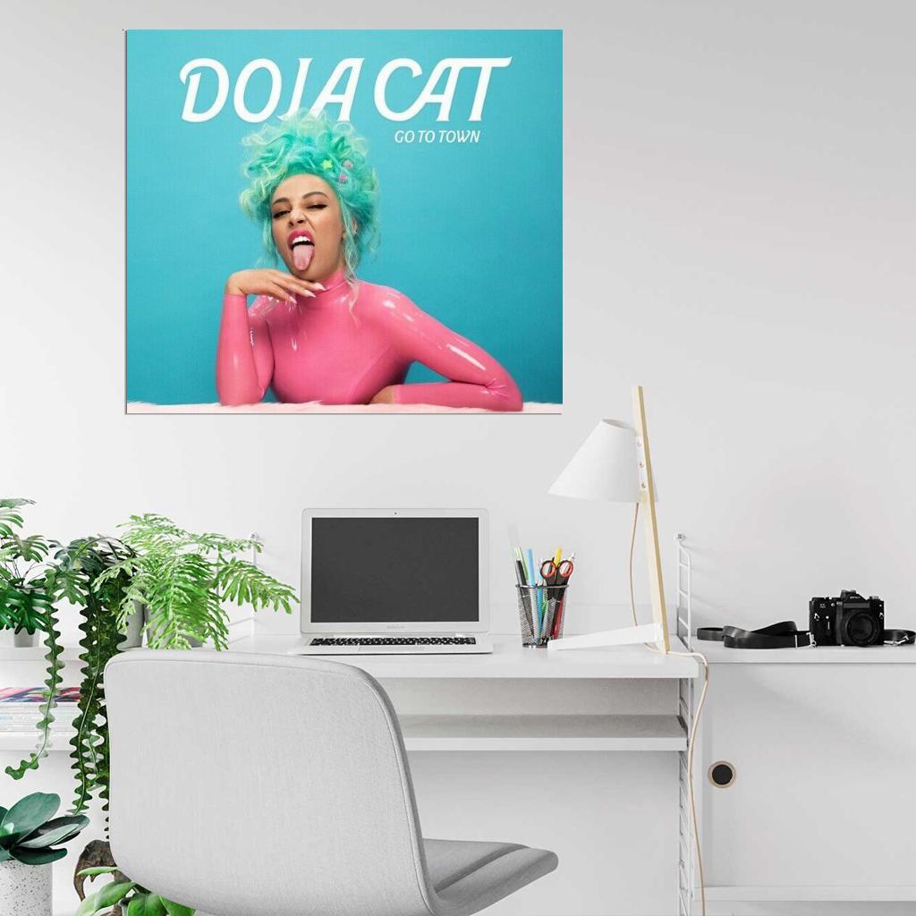 Doja Cat "Go To Town" Music Album HD Cover Art Poster