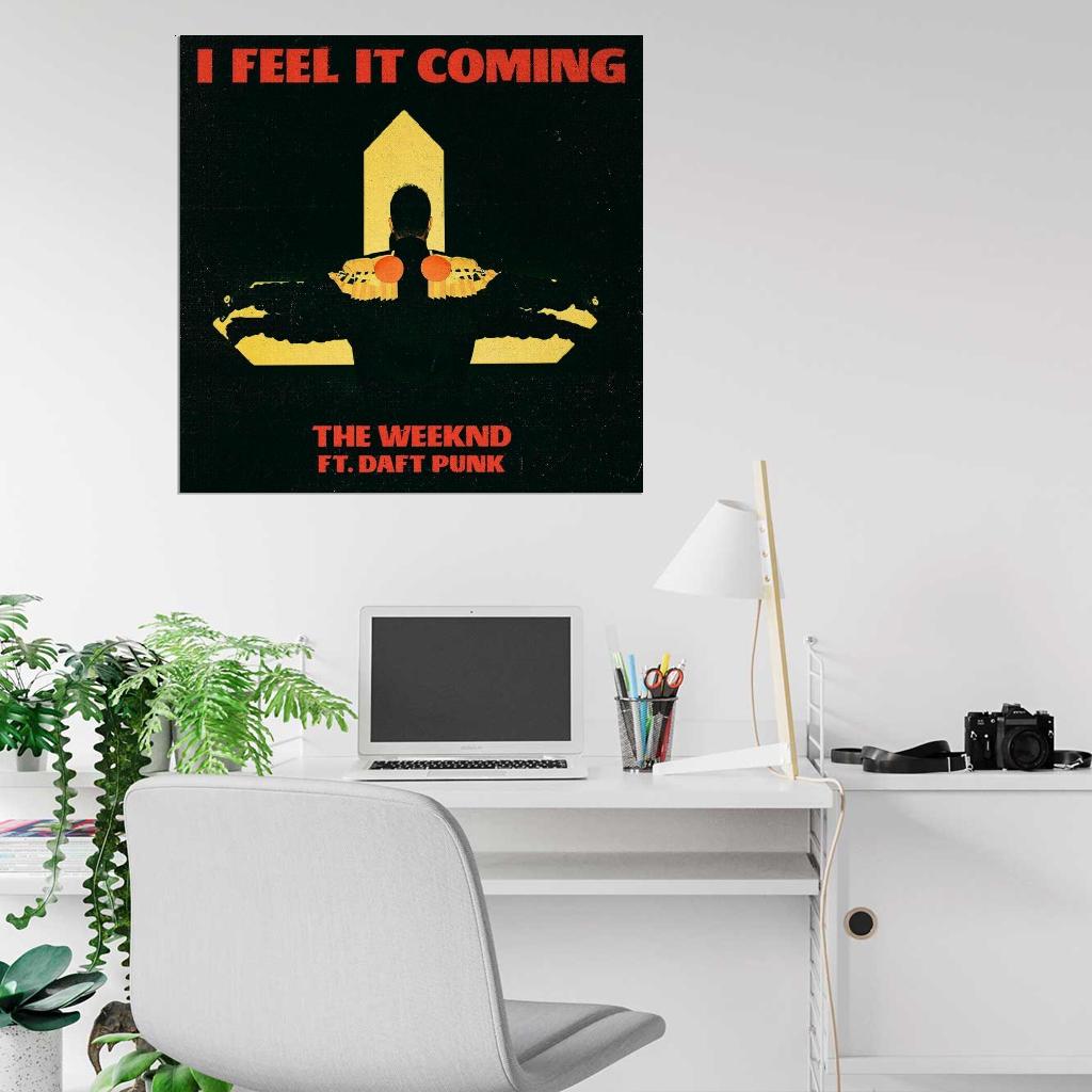 The Weeknd "I Feel It Coming" Album Cover Art Music Poster - xonomax