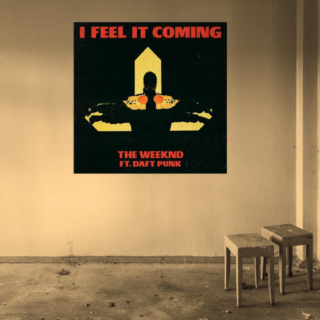 The Weeknd "I Feel It Coming" Album Cover Art Music Poster - xonomax