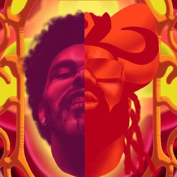 The Weeknd "Blinding Lights" Album HD Cover Art Poster