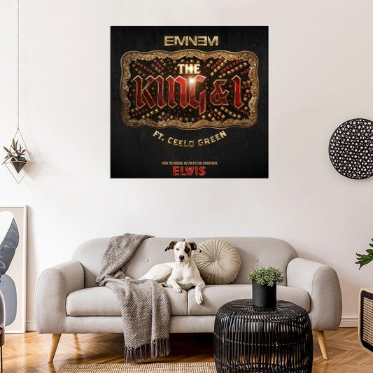 Eminem "The King and I" Music Song HD Cover Art Print Poster - xonomax