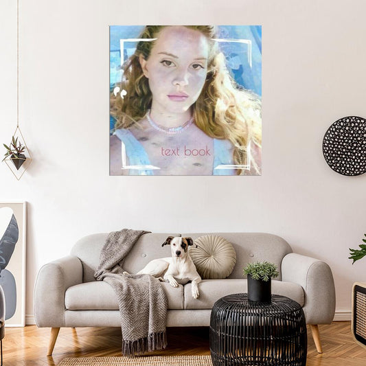 Lana Del Rey "Text Book" Music Album HD Cover Art Print Poster - xonomax