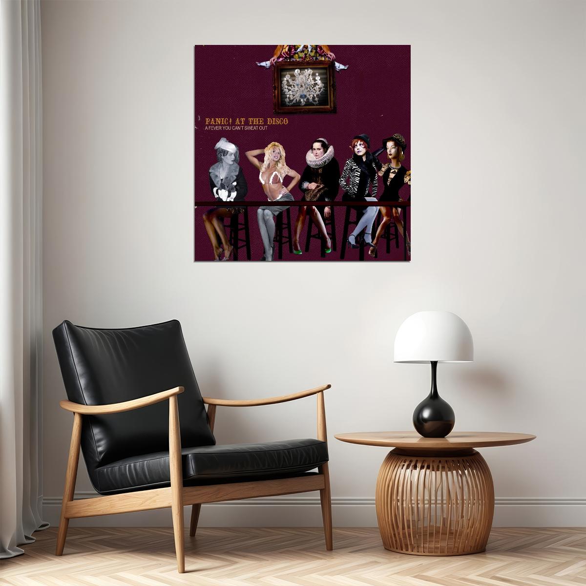 Panic! At The Disco Fever You Can't Sweat Out Album Cover Art Rock Music Poster Wall Print - xonomax