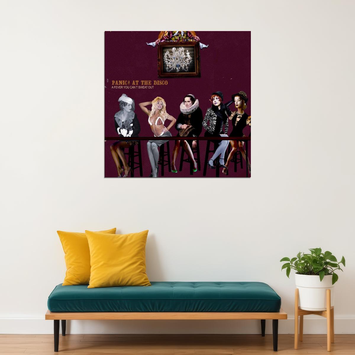 Panic! At The Disco Fever You Can't Sweat Out Album Cover Art Rock Music Poster Wall Print - xonomax