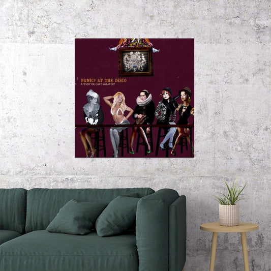 Panic! At The Disco Fever You Can't Sweat Out Album Cover Art Rock Music Poster Wall Print - xonomax