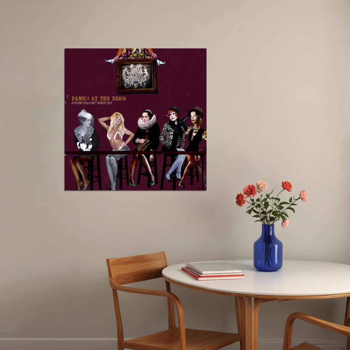 Panic! At The Disco Fever You Can't Sweat Out Album Cover Art Rock Music Poster Wall Print - xonomax