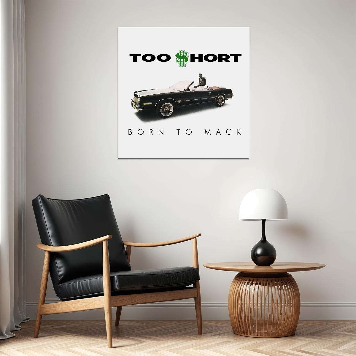 Too Short Too $hort Album Cover Art Rap Music Poster Iconic Hip Hop Artist Print - xonomax
