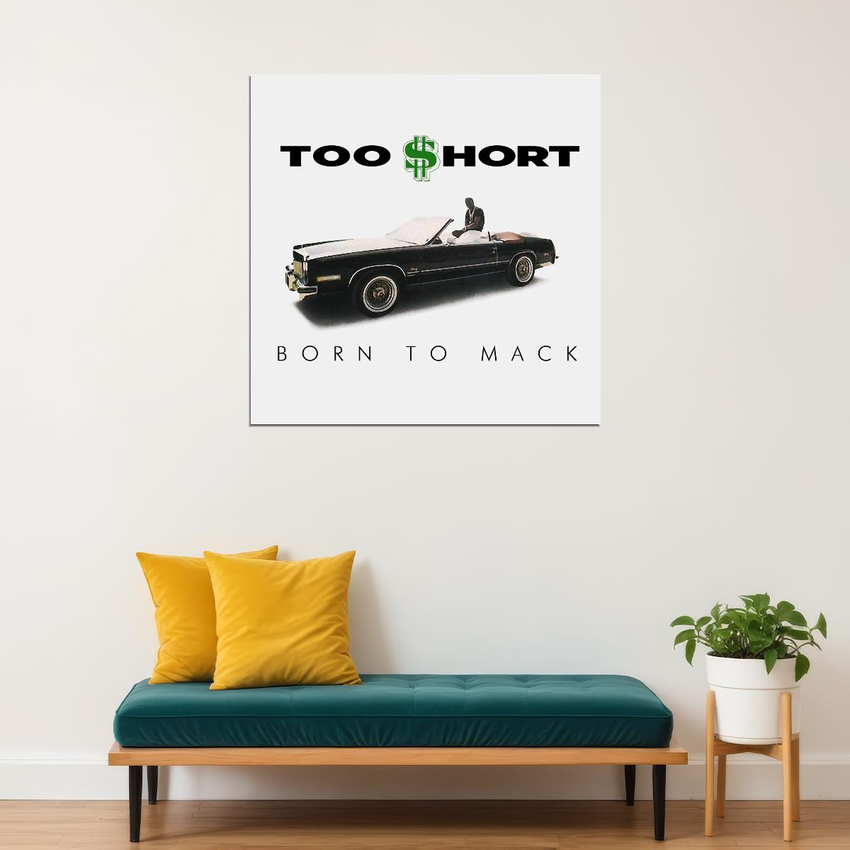 Too Short Too $hort Album Cover Art Rap Music Poster Iconic Hip Hop Artist Print - xonomax
