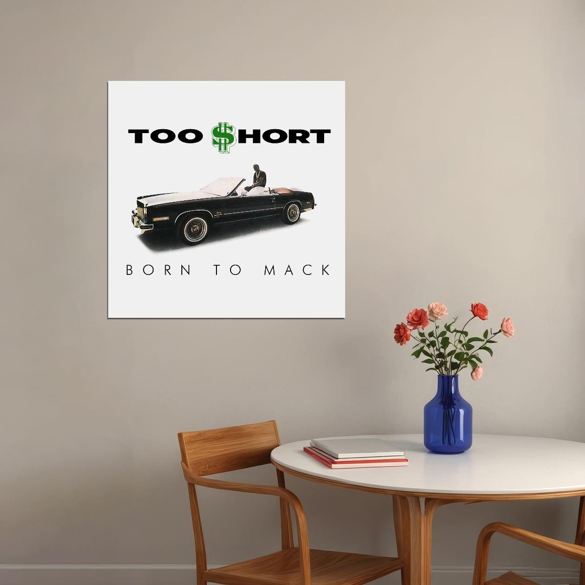Too Short Too $hort Album Cover Art Rap Music Poster Iconic Hip Hop Artist Print - xonomax