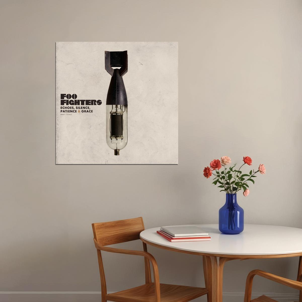 Foo Fighters Echoes Silence Patience & Grace Album Cover Art Rock Music Poster Band Music Print - xonomax